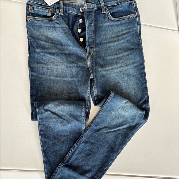 Re/Done high rise ankle crop jeans - Picture 10 of 10